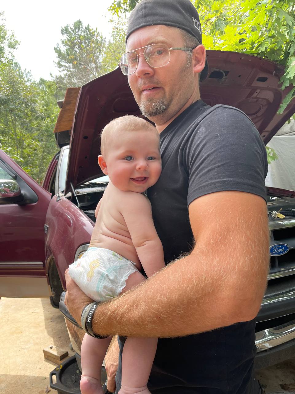 Ted with son Riggins